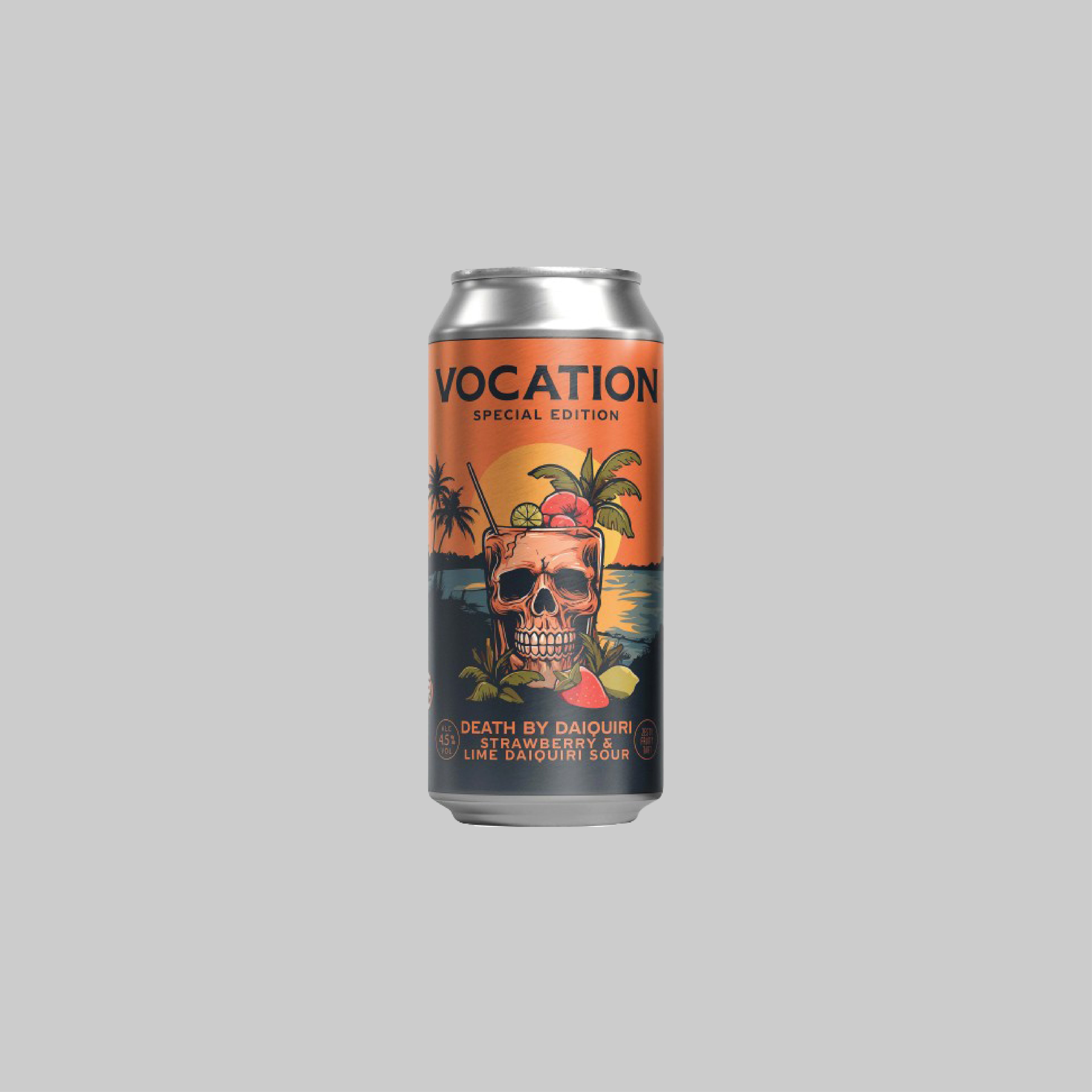 Vocation Death By Daiquiri Strawberry & Lime Daiquiri Sour Can 440ml 4.5% - Time2Drink